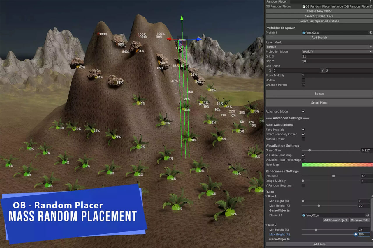 OB - Random Placer (Unity Tool)